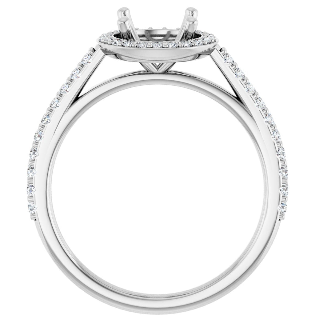 Halo-Style Engagement Ring