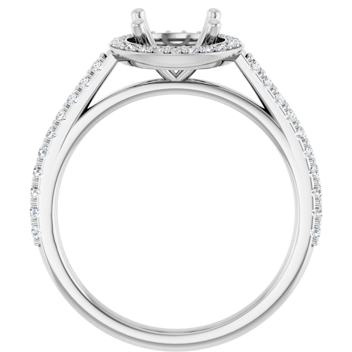 Halo-Style Engagement Ring