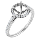 Halo-Style Engagement Ring