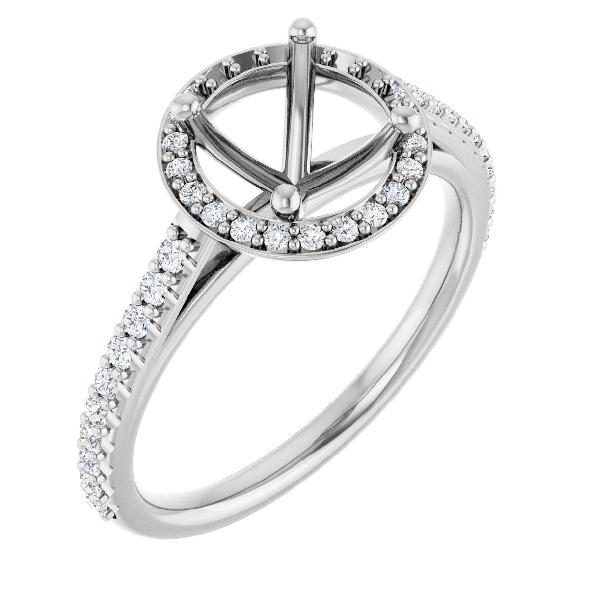 Halo-Style Engagement Ring