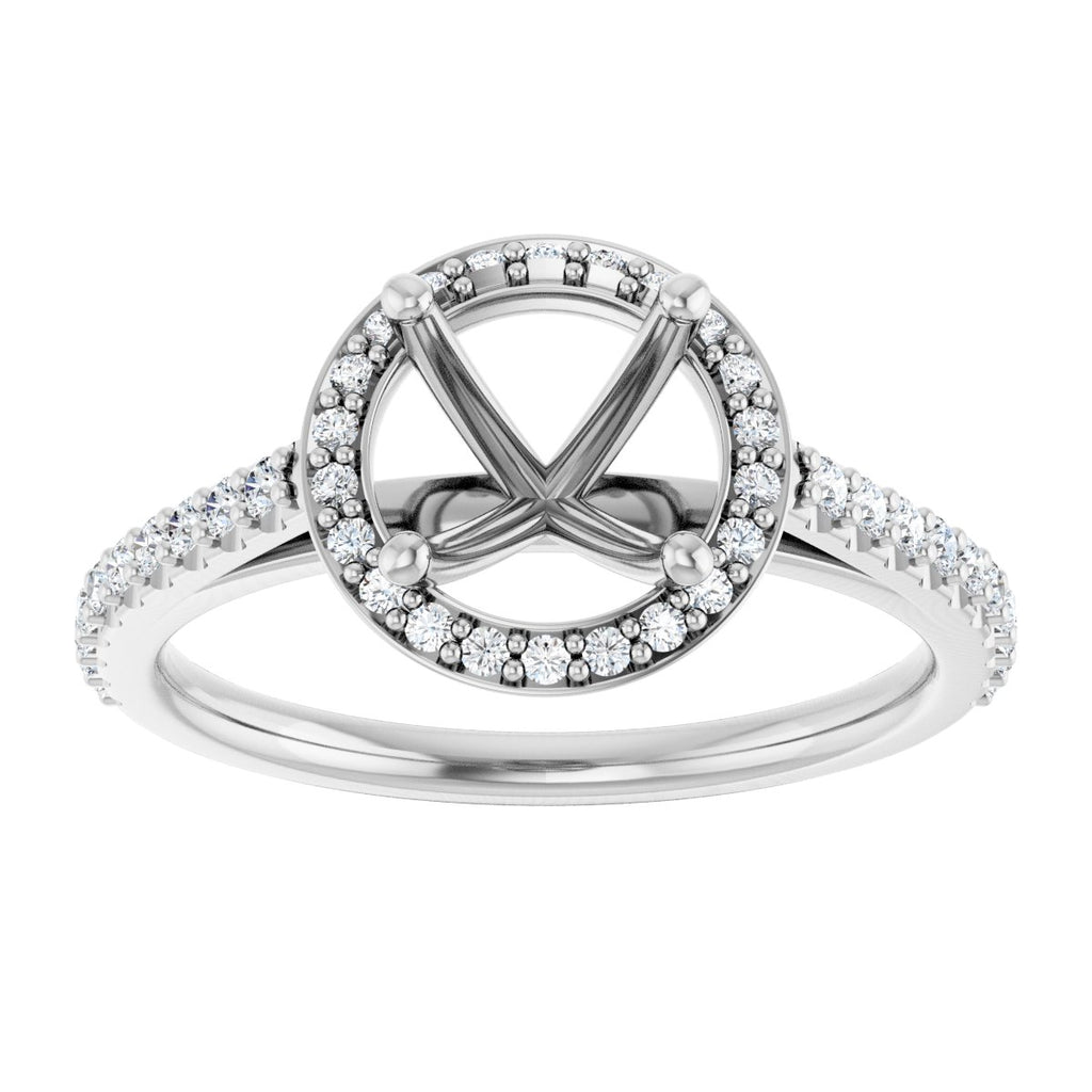 Halo-Style Engagement Ring