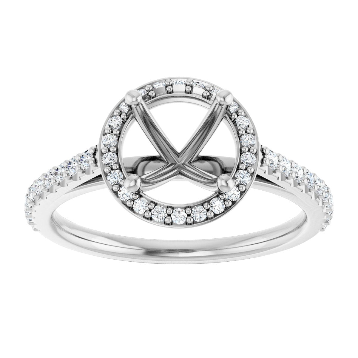 Halo-Style Engagement Ring