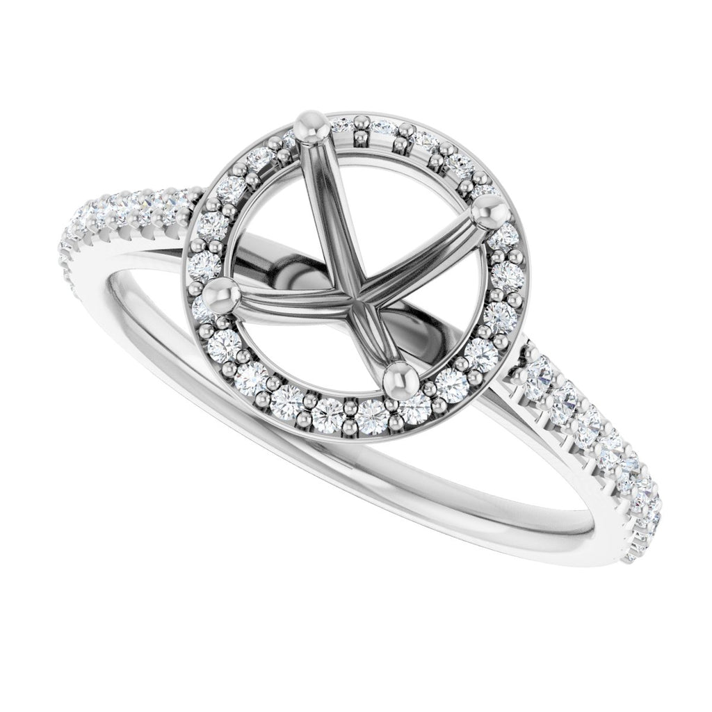 Halo-Style Engagement Ring