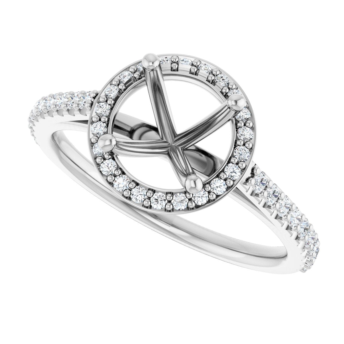 Halo-Style Engagement Ring
