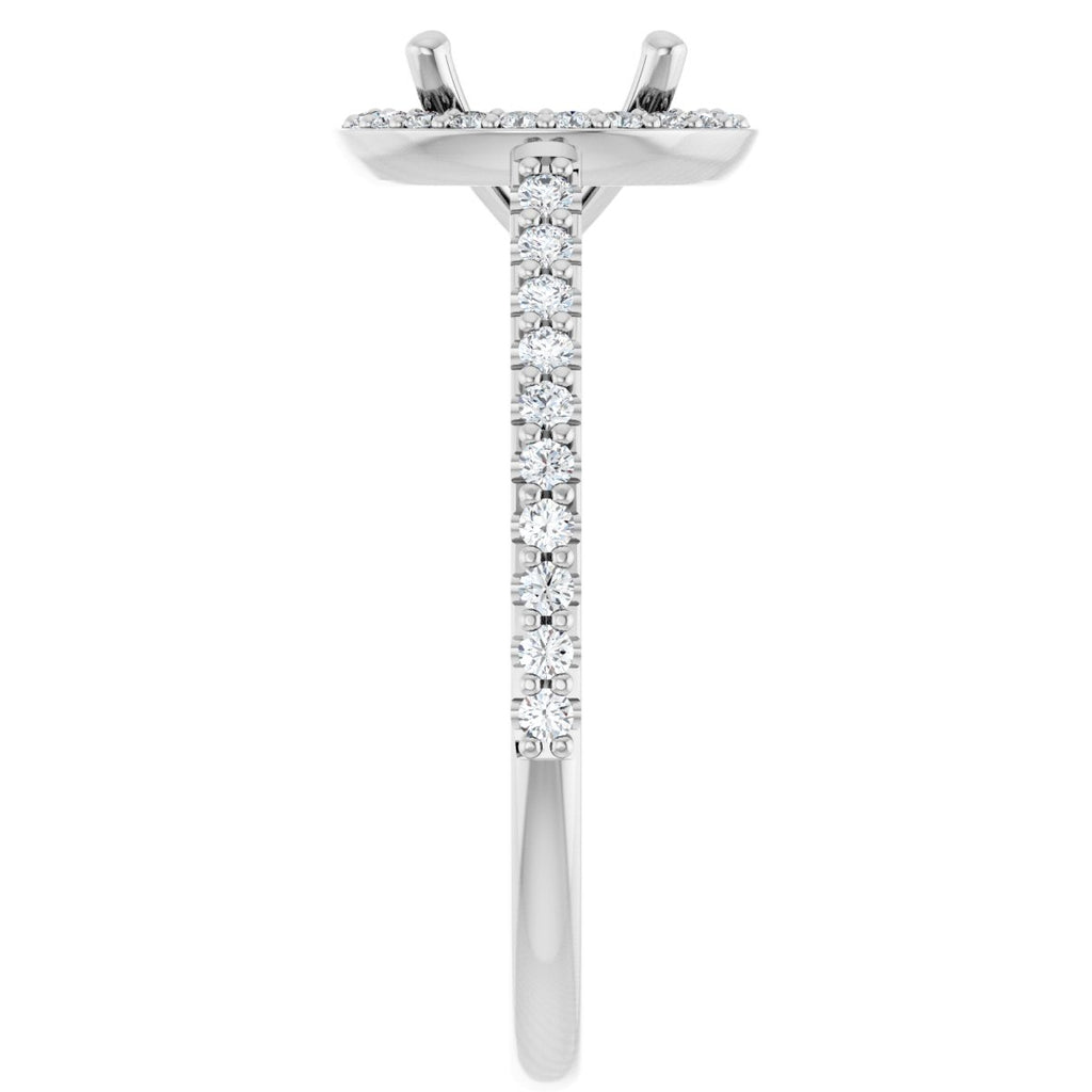 Halo-Style Engagement Ring