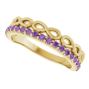 Infinity-Inspired Stackable Ring