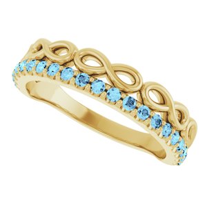 Infinity-Inspired Stackable Ring
