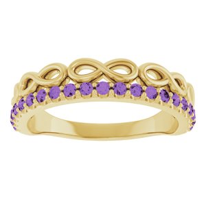 Infinity-Inspired Stackable Ring