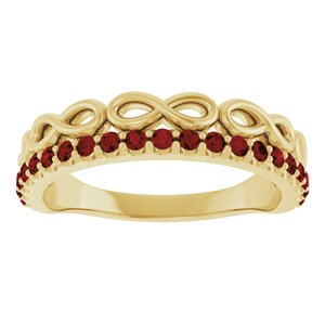 Infinity-Inspired Stackable Ring