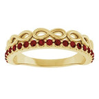 Infinity-Inspired Stackable Ring