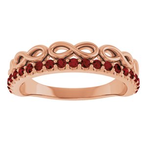 Infinity-Inspired Stackable Ring