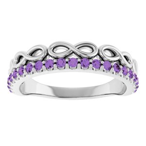 Infinity-Inspired Stackable Ring