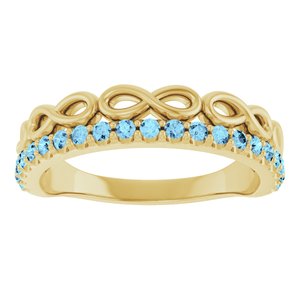 Infinity-Inspired Stackable Ring