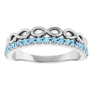 Infinity-Inspired Stackable Ring