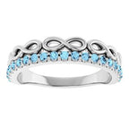 Infinity-Inspired Stackable Ring
