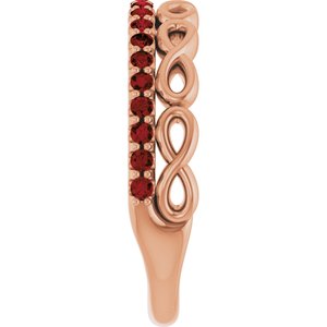 Infinity-Inspired Stackable Ring