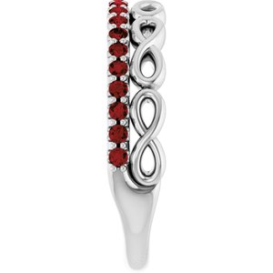 Infinity-Inspired Stackable Ring