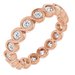 Bezel-Set Eternity Band