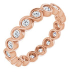 Bezel-Set Eternity Band