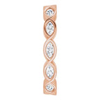 Bezel-Set Eternity Band