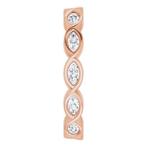 Bezel-Set Eternity Band