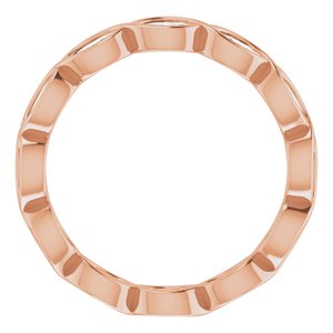 Bezel-Set Eternity Band