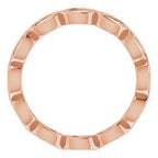 Bezel-Set Eternity Band