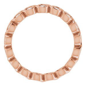 Bezel-Set Eternity Band
