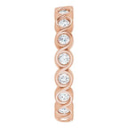 Bezel-Set Eternity Band