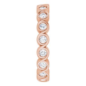 Bezel-Set Eternity Band