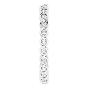Bezel-Set Eternity Band