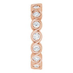 Bezel-Set Eternity Band