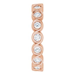 Bezel-Set Eternity Band