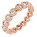Bezel-Set Eternity Band