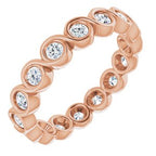 Bezel-Set Eternity Band