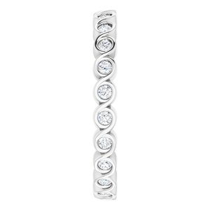 Bezel-Set Eternity Band