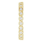 Bezel-Set Eternity Band