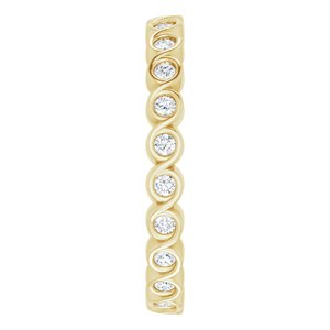 Bezel-Set Eternity Band