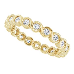 Bezel-Set Eternity Band