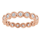 Bezel-Set Eternity Band