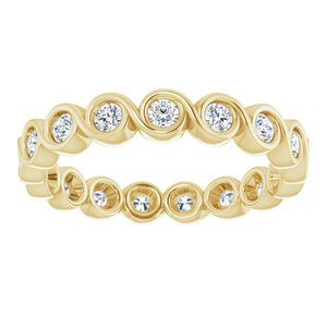 Bezel-Set Eternity Band