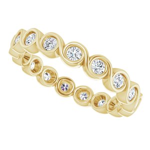 Bezel-Set Eternity Band