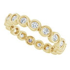 Bezel-Set Eternity Band