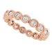 Bezel-Set Eternity Band