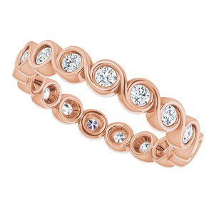 Bezel-Set Eternity Band
