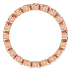 Bezel-Set Eternity Band