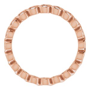Bezel-Set Eternity Band