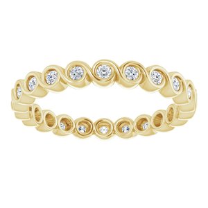Bezel-Set Eternity Band