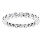 Bezel-Set Eternity Band