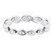 Bezel-Set Eternity Band